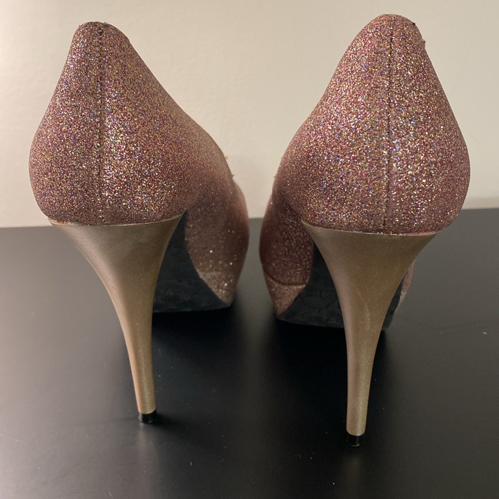Multi Color Glitter Heels - Picture 2 of 5
